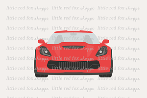 Sports Car Front Clipart