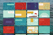 Marine Business Cards, a Business Card Template by Nadia Emelianova (Thumbnail 2 of 4)
