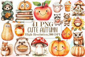 Cute Autumn Sublimation Png, an Illustration by Sublimation Artist