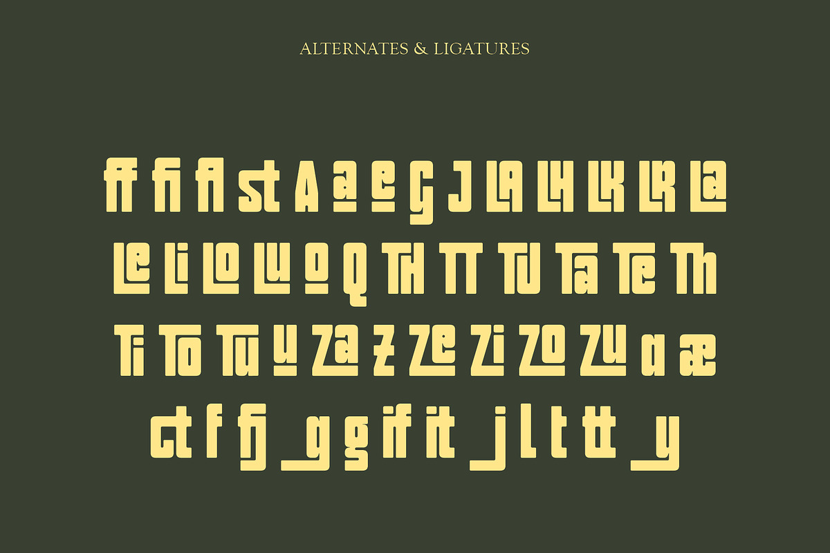 Klorhine - Condensed Font, a Sans Serif Font by Pikgura (Photo 4 of 9)