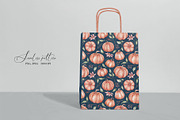 Watercolor pumpkins seamless pattern, a Pattern Graphic by SirenaArt (Thumbnail 9 of 13)