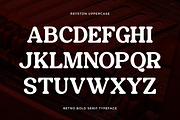 Reyston - Bold Retro Serif Font, a Serif Font by Flawless And Co (Thumbnail 7 of 10)