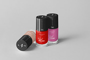 Nail Polish Mock-up, a Packaging Mockup by Yogurt86 (Thumbnail 2 of 14)