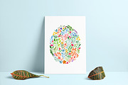Watercolor Floral Prints&Patterns, a Decorative Illustration by Katerina Osa (Thumbnail 6 of 9)