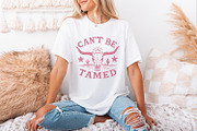 Can't Be Tamed PNG, Western Skull, an Illustration by SharpMarketplace (Thumbnail 3 of 9)