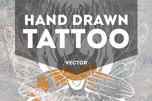 Hand Draw Vector Tattoo