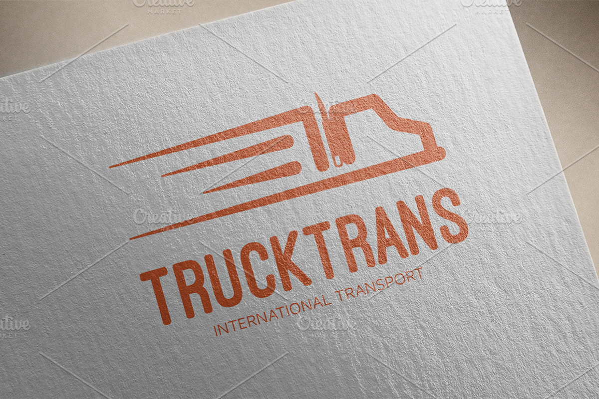 Truck Trans Logo, a Branding & Logo Template by artnook (Photo 2 of 5)