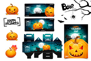 Halloween pumpkin head jack