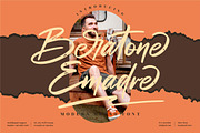 Beratone Emadre Brush LS, a Script Font by GranzCreative (Thumbnail 2 of 15)