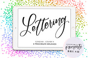 Lettering Procreate Brushes, a Brush Add-On by lovetistrue (Thumbnail 4 of 4)