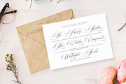 Auraliene Script Pro, a Script Font by Romiecreative (Thumbnail 2 of 12)