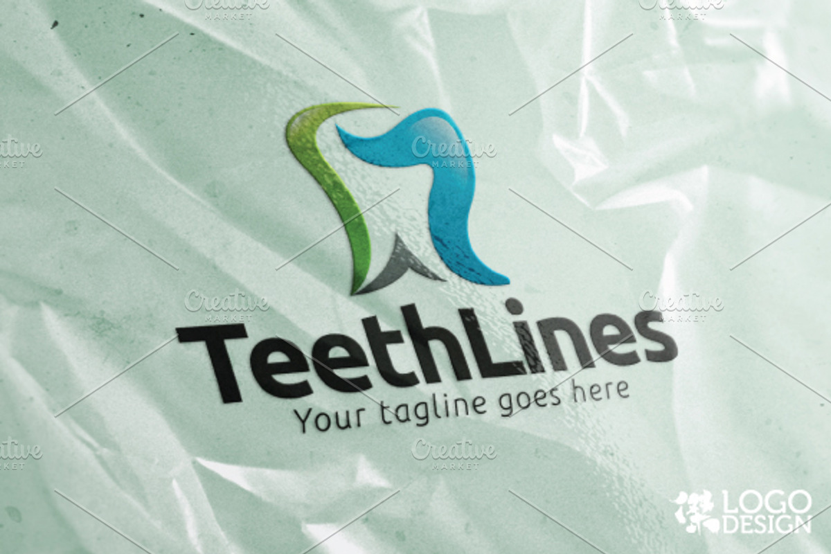 Teeth Lines, a Branding & Logo Template by KitCreativeStudio2 (Photo 3 of 5)