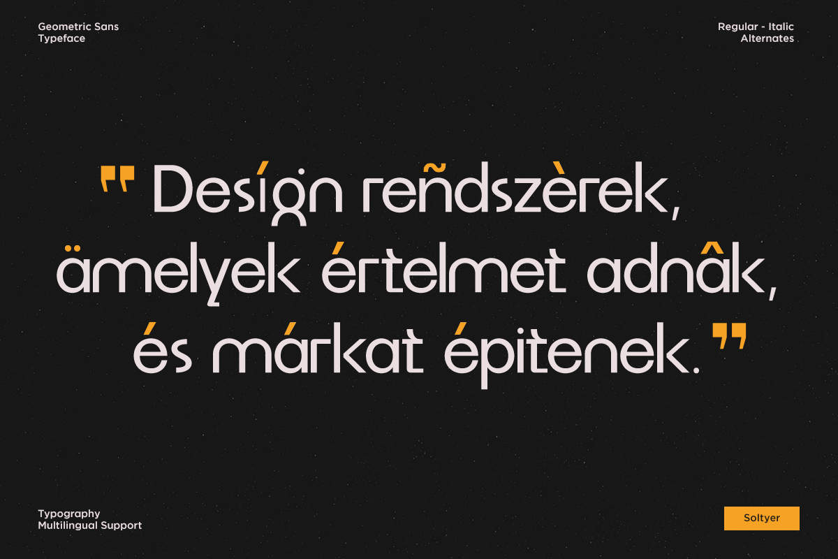 Geometric Modern Sans Font - Soltyer, a Sans Serif Font by Say Studio (Photo 11 of 11)