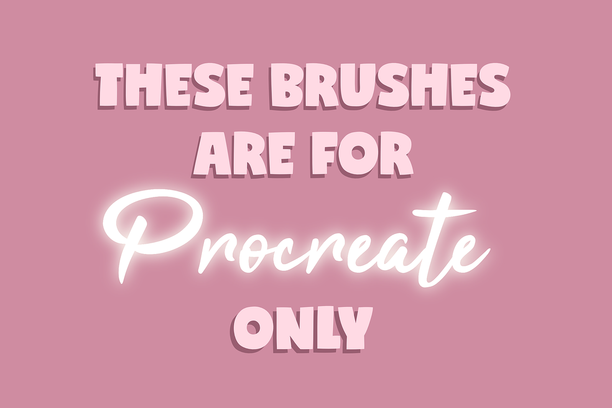 Cute Girly Brushes for Procreate, a Brush Add-On by AnniaArt (Photo 9 of 9)