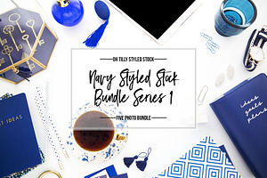 Blue & Navy Styled Office Bundle