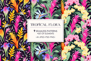 Tropical Flora Patterns