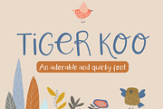 Tiger Koo, a Script Font by Sofia Skoog (Thumbnail 1 of 7)