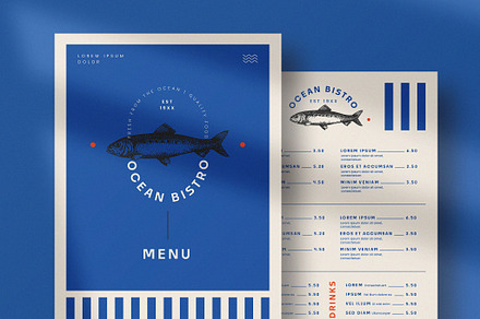 Illustrative Donut Food Menu, a Social Media Template by wavebreak