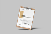 A4 Clipboard Mockup, a Mockup by lamorastudio (Thumbnail 8 of 11)