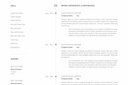 Resume Template / CV, a Resume Template by Peunayah (Thumbnail 6 of 8)