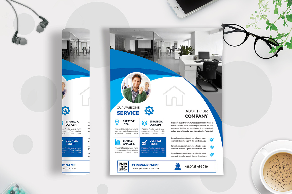 30+ Business Flyers Bundle, a Flyer Template by Imagine Design Studio (Photo 17 of 31)