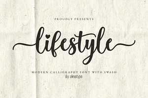 Lifestyle - Tail Swash Script Font, a Script Font by Airotype