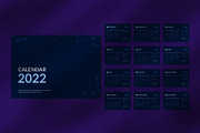 Galaxy Calendar 2022 Theme, a Templates & Theme by rivatxfz (Thumbnail 3 of 3)
