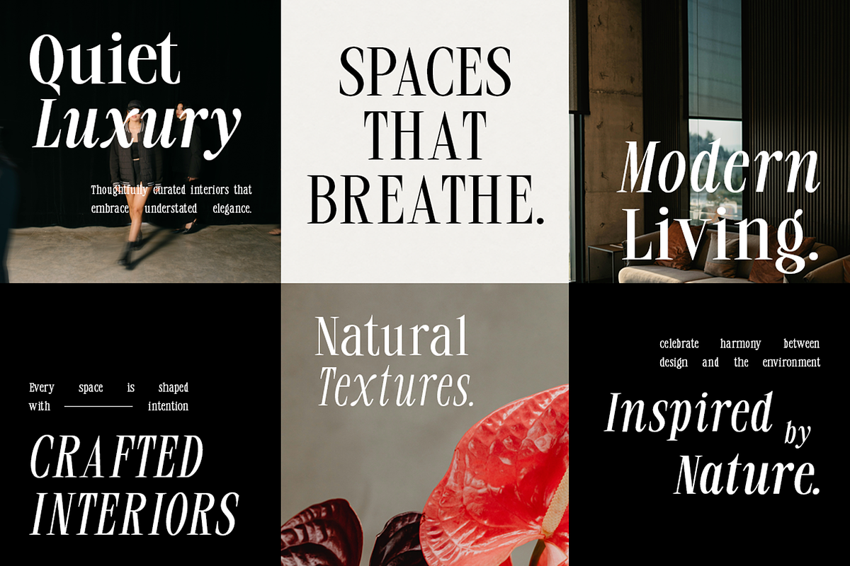 Rovair Lekosty - Modern Serif Font, a Serif Font by roomspace creative lab (Photo 4 of 14)