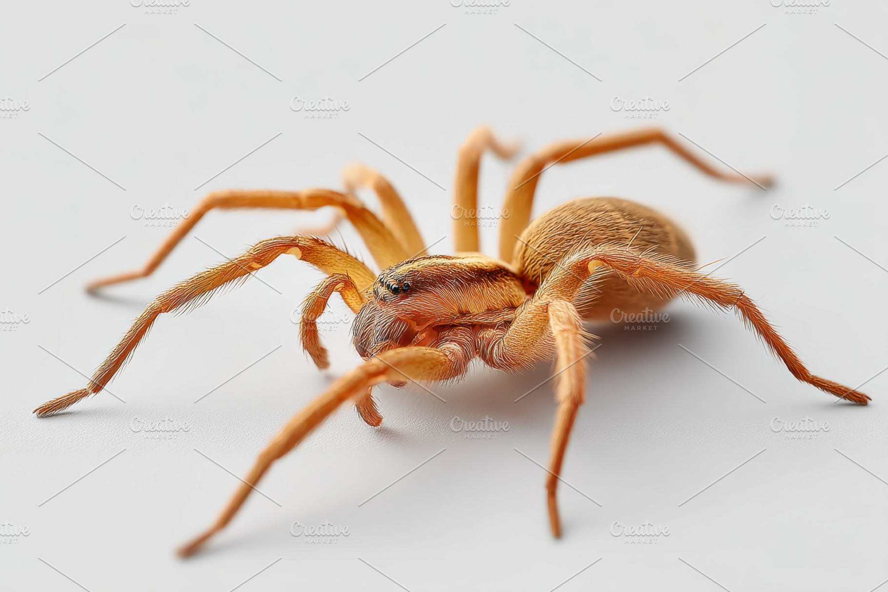 Spider on white background, an Animal Photo by AlyaAnd