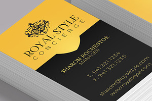 Concierge Business Card Canva