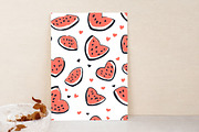 Watermelon Seamless Digital Paper, a Pattern Graphic by Libby Wishes (Thumbnail 4 of 6)