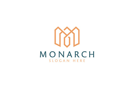 M Geometric Monogram Logo, a Branding & Logo Template by Signatoro