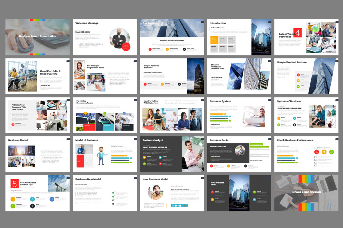 Project Powerpoint Template, a Presentation Template by GreenDesign