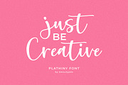 Plathiny - a handwritten script, a Handwritten Font by Beautypes (Thumbnail 4 of 7)
