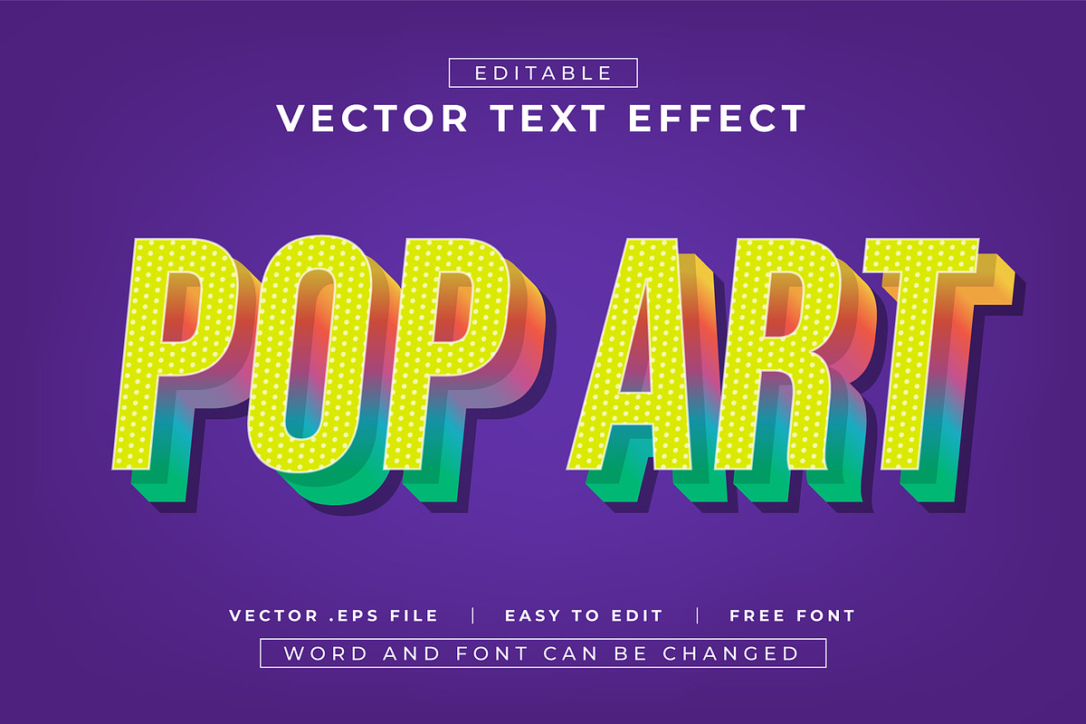 16 Pop Art Style Text Effects | EPS, a Layer Style Add-On by padilah_a (Photo 10 of 20)