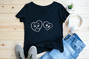 Heart Retro Symbols Fonts