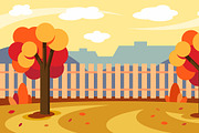Four seasons landscape, a Seasonal Illustration by Volyk (Thumbnail 4 of 6)