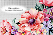 Watercolor wildflowers set, an Illustration by Artmanata (Thumbnail 9 of 26)