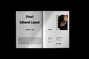 Minimal Editorial Layout Template, a Magazine Template by Lunaria (Thumbnail 8 of 13)