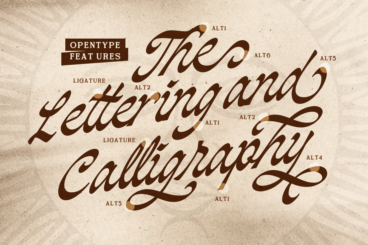 MCO - Southapton, a Script Font by Mojiscope Studio (Photo 2 of 11)