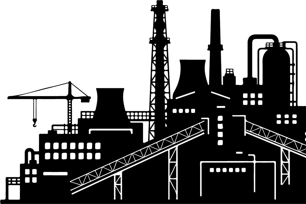 Industrial Factory Silhouette Bundle, an Illustration by Designs_River (Photo 10 of 45)