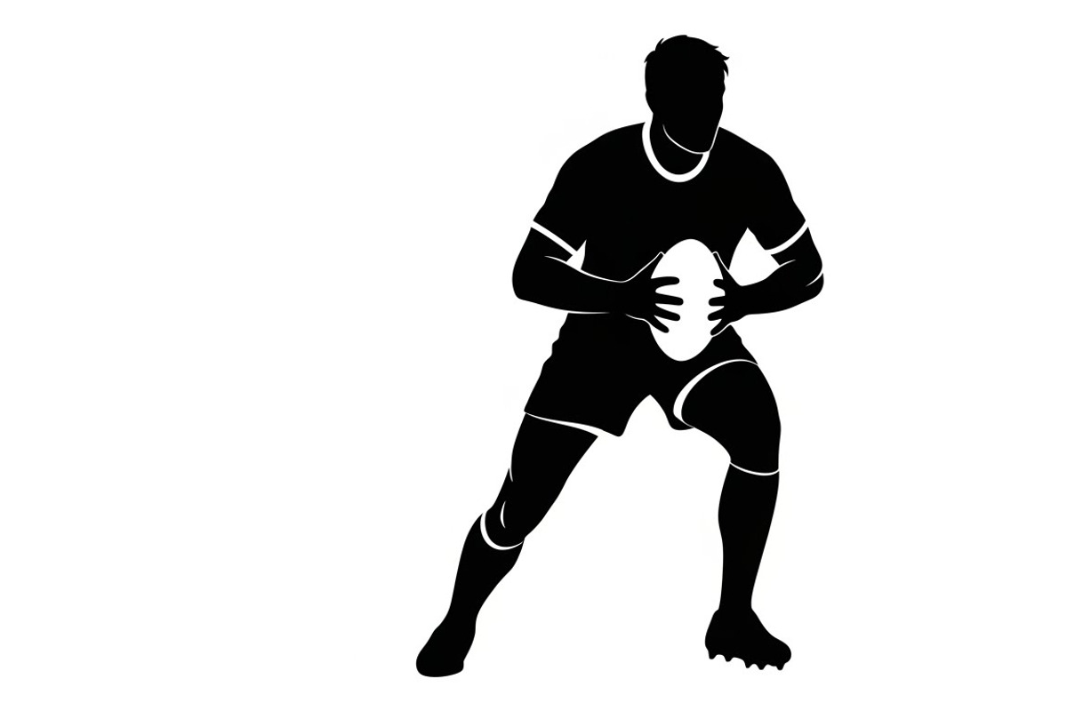 Rugby Player Silhouette Pack, an Illustration by Amazin_art (Photo 10 of 31)