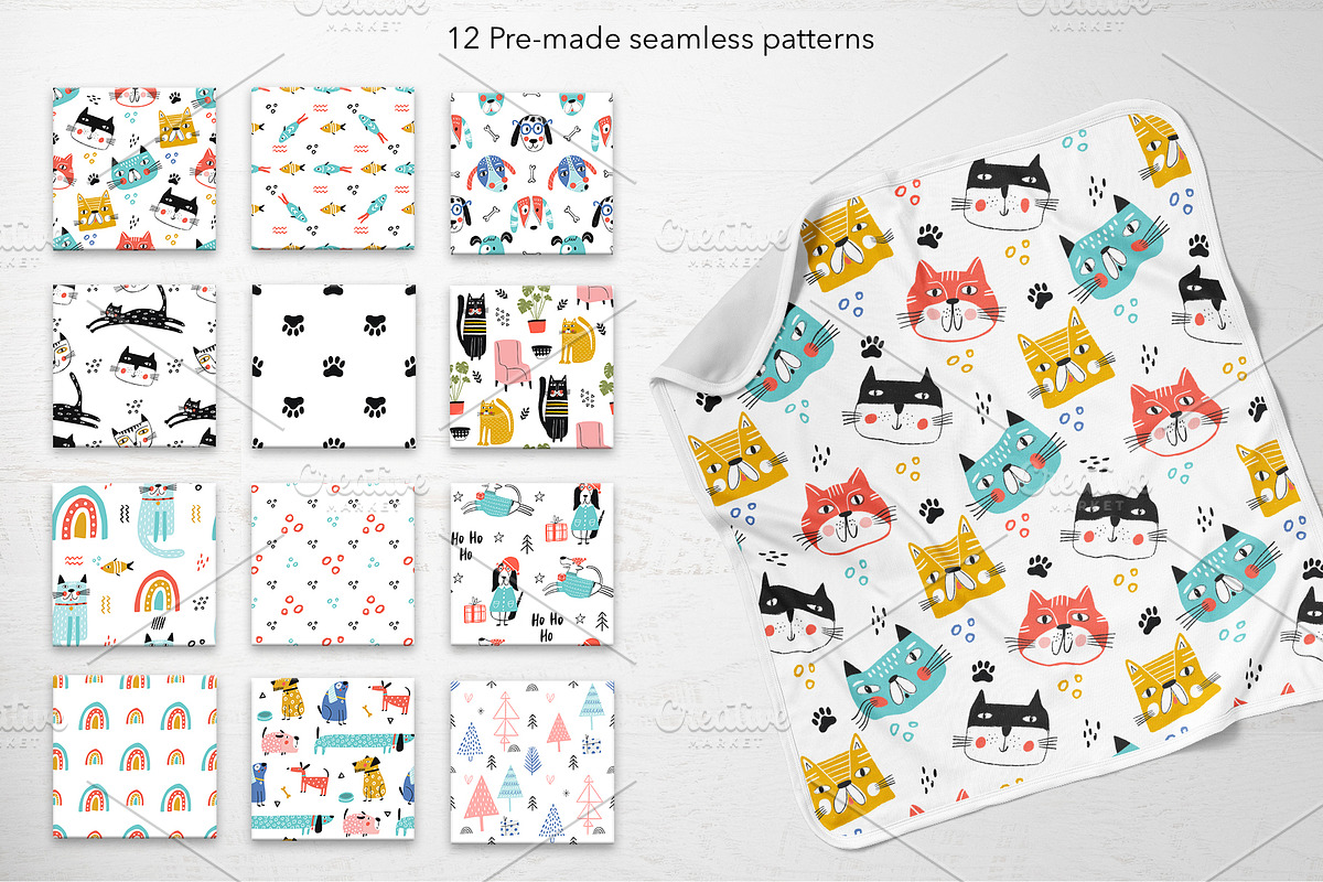 Dogs & Cats, an Animal Illustration by Oksana Stepova (Photo 15 of 20)