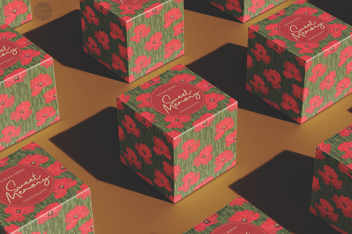 Painted Floral Patterns - The Poppy, a Pattern Graphic by Euonia Meraki (Photo 5 of 10)