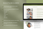Health Coach Canva Sales Page, a Landing Page Template by Unalome Design Studio (Thumbnail 3 of 5)