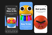 3D Emoji Icons, an Emoji Icon by Vectors Market (Thumbnail 3 of 11)