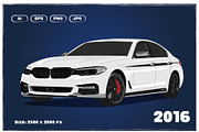 BMW cars 1983, 1988 and 2016 years, an Education Illustration by aliayas (Thumbnail 4 of 7)