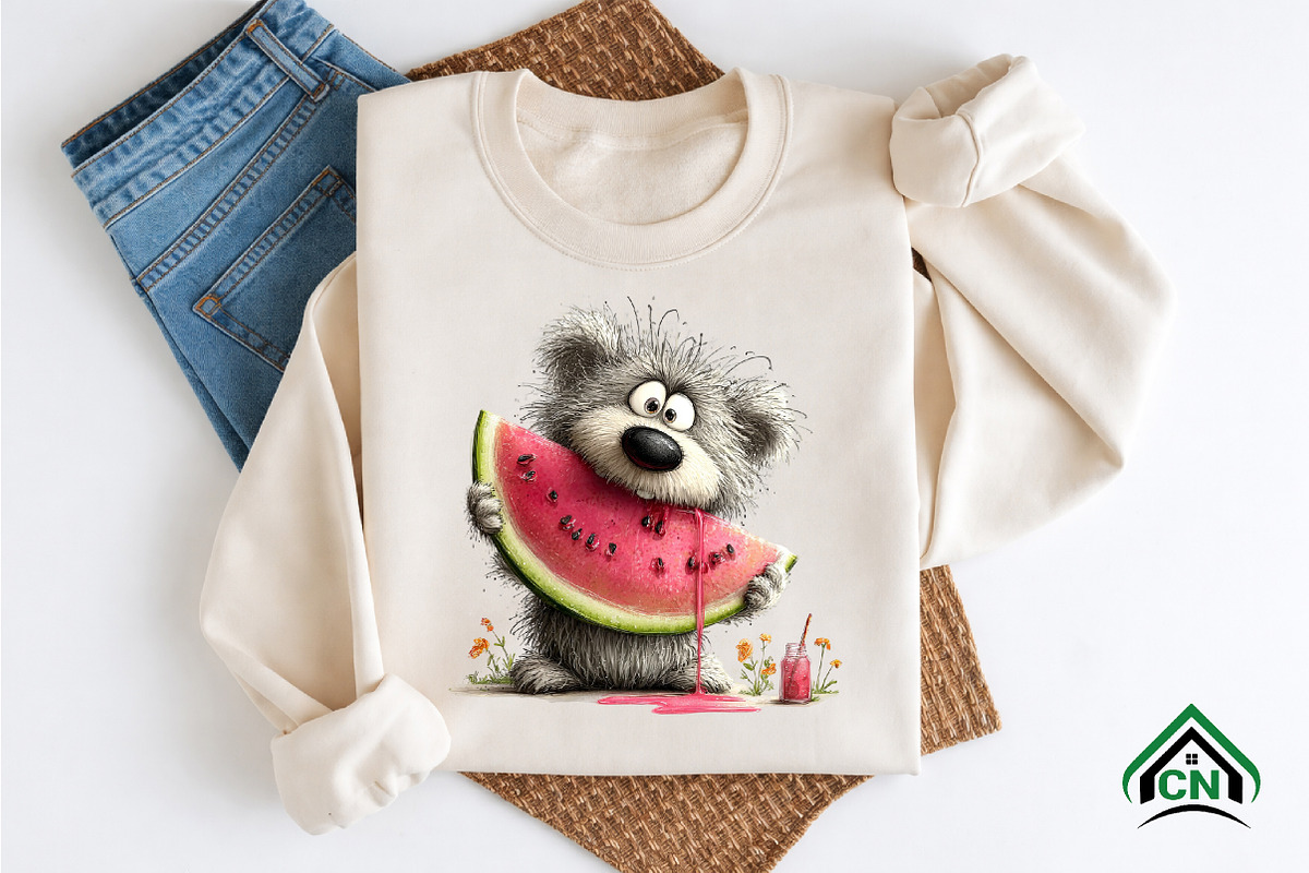 Funny Summer Teddy Bear Clipart, an Illustration by Craft Nest (Photo 7 of 12)