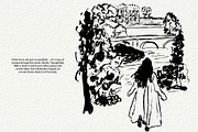 Poetcore: Ink Illustrations & Frames, a Decorative Illustration by divanovskaya_nv (Thumbnail 2 of 23)
