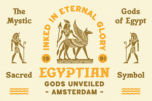 Anubis Mythical - Display Font